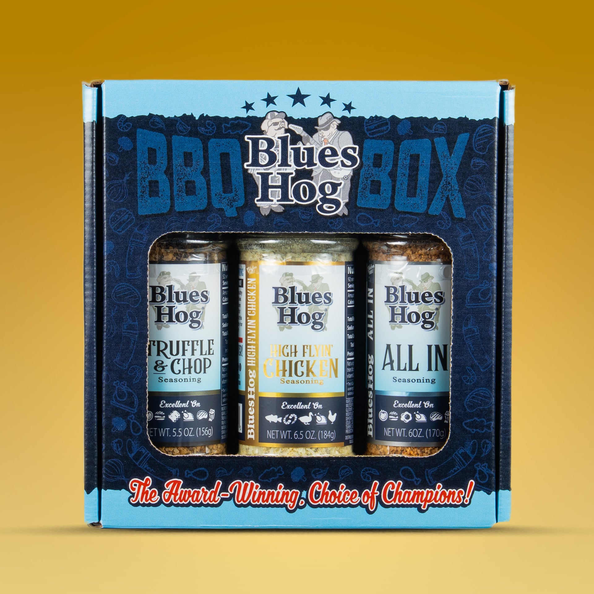 Seasonings BBQ Box All High Flyin Chicken & Truffle & Chop Variety Pack
