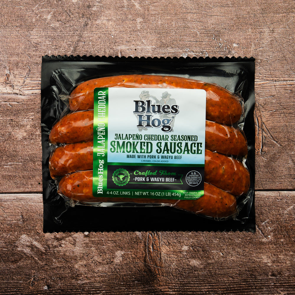 Jalapeño Cheddar Smoked Sausage - Blues Hog