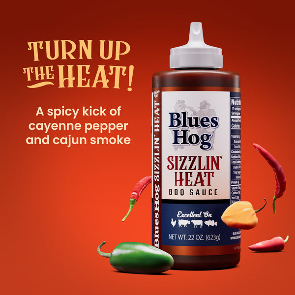 Sizzlin' Heat BBQ Sauce - Blues Hog