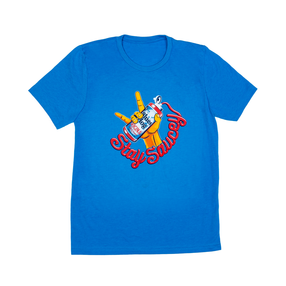 Blues Hog Stay Saucey Hand T-Shirt