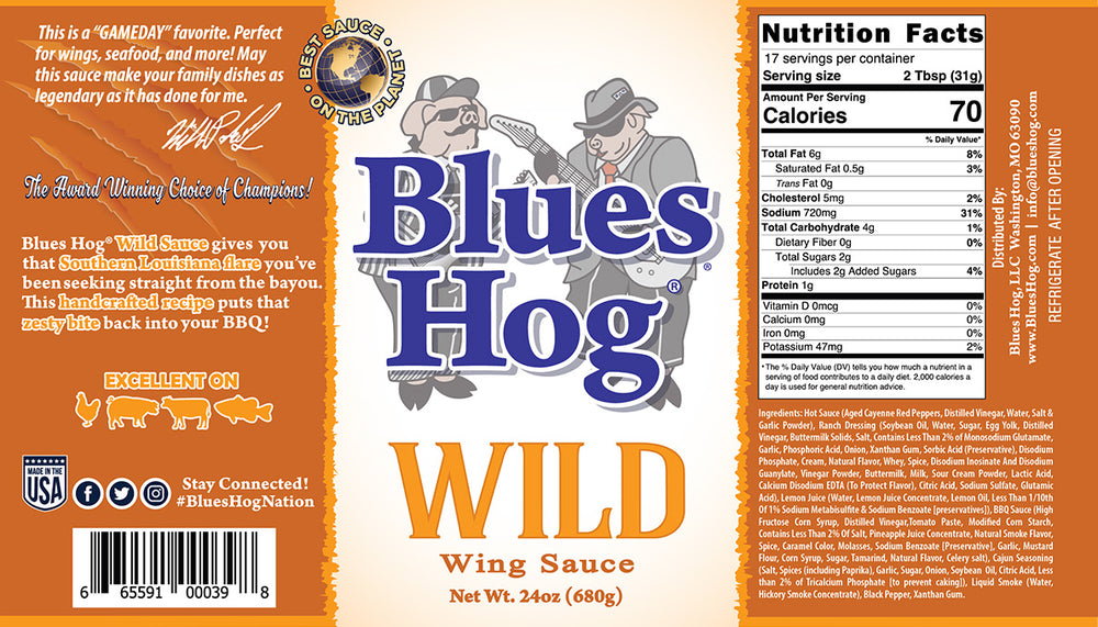 
                      
                        Wild Wing Sauce
                      
                    