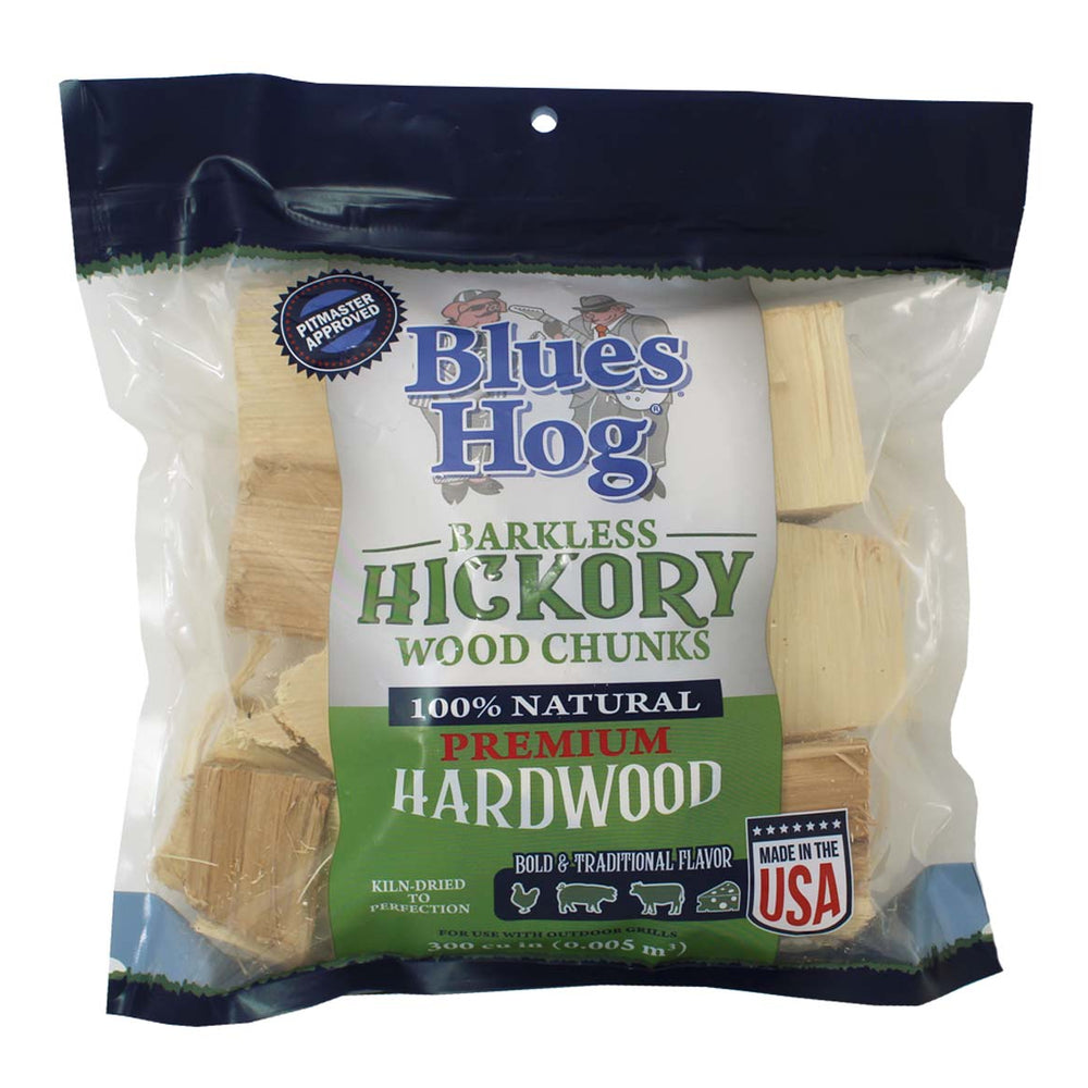 Blues Hog Barkless Hickory Wood Chunks - Blues Hog